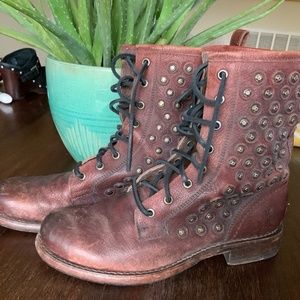 Frye Jenna Disc Lace Up Boot
